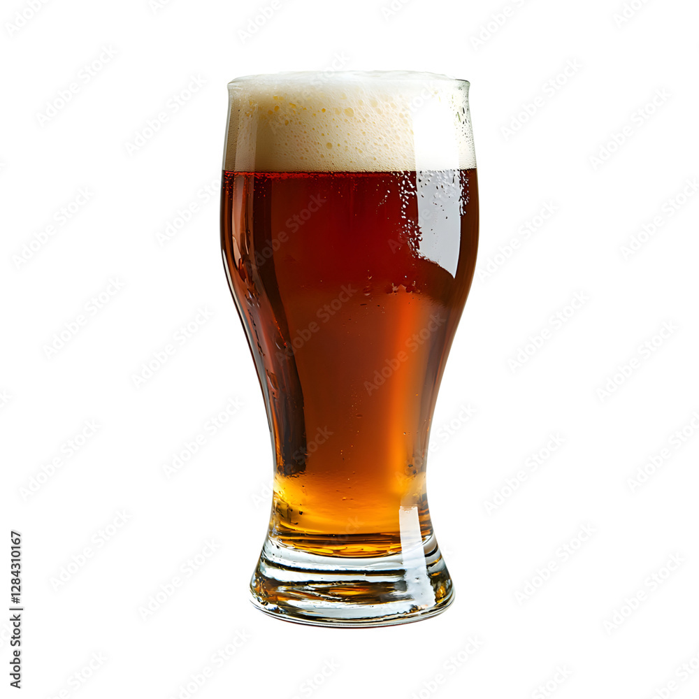 Glass of Beer Isolated on Transparent Background Glass of Beer Isolated on Transparent Background