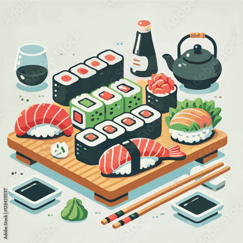 seafood, sushi, gourmet, fresh, delicious, rice, food, traditional, fish, japanese, cuisine, sashimi, maki, asian, tasty, culinary, healthy, salmon, roll, lunch, japan, seaweed, restaurant, dinner, as