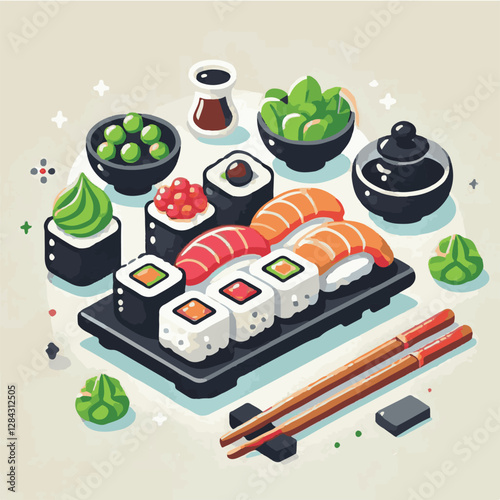 seafood, sushi, gourmet, fresh, delicious, rice, food, traditional, fish, japanese, cuisine, sashimi, maki, asian, tasty, culinary, healthy, salmon, roll, lunch, japan, seaweed, restaurant, dinner, as