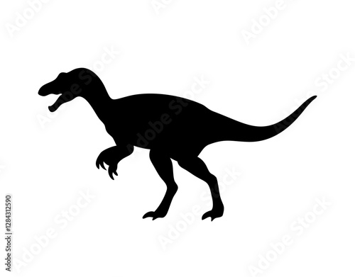 Dinosaur, dinosaur vector silhouette, dinosaur icon