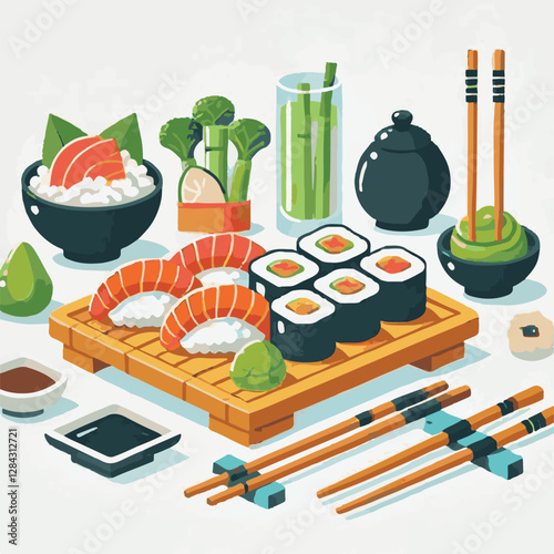 seafood, sushi, gourmet, fresh, delicious, rice, food, traditional, fish, japanese, cuisine, sashimi, maki, asian, tasty, culinary, healthy, salmon, roll, lunch, japan, seaweed, restaurant, dinner, as