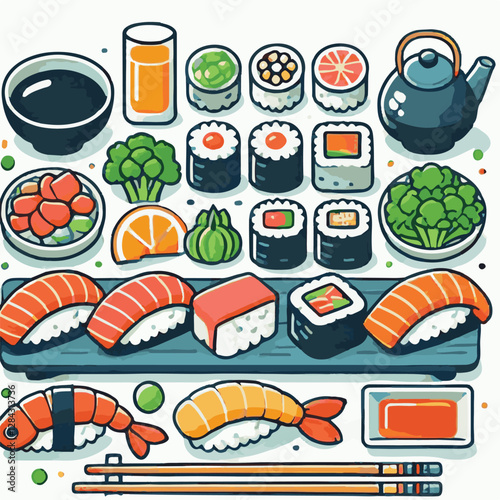 seafood, sushi, gourmet, fresh, delicious, rice, food, traditional, fish, japanese, cuisine, sashimi, maki, asian, tasty, culinary, healthy, salmon, roll, lunch, japan, seaweed, restaurant, dinner, as