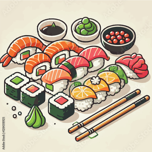 seafood, sushi, gourmet, fresh, delicious, rice, food, traditional, fish, japanese, cuisine, sashimi, maki, asian, tasty, culinary, healthy, salmon, roll, lunch, japan, seaweed, restaurant, dinner, as
