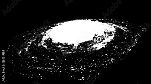 Spiral Galaxy in Deep Space