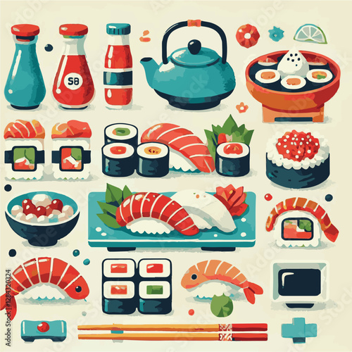seafood, sushi, gourmet, fresh, delicious, rice, food, traditional, fish, japanese, cuisine, sashimi, maki, asian, tasty, culinary, healthy, salmon, roll, lunch, japan, seaweed, restaurant, dinner, as