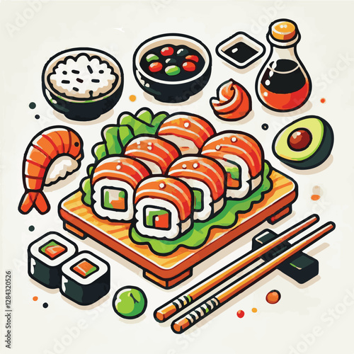 seafood, sushi, gourmet, fresh, delicious, rice, food, traditional, fish, japanese, cuisine, sashimi, maki, asian, tasty, culinary, healthy, salmon, roll, lunch, japan, seaweed, restaurant, dinner, as