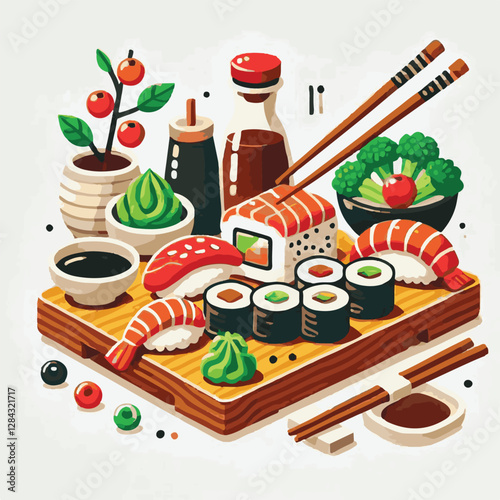 seafood, sushi, gourmet, fresh, delicious, rice, food, traditional, fish, japanese, cuisine, sashimi, maki, asian, tasty, culinary, healthy, salmon, roll, lunch, japan, seaweed, restaurant, dinner, as