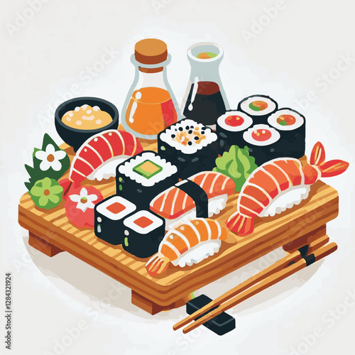 seafood, sushi, gourmet, fresh, delicious, rice, food, traditional, fish, japanese, cuisine, sashimi, maki, asian, tasty, culinary, healthy, salmon, roll, lunch, japan, seaweed, restaurant, dinner, as