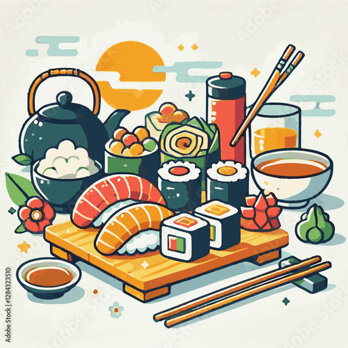 seafood, sushi, gourmet, fresh, delicious, rice, food, traditional, fish, japanese, cuisine, sashimi, maki, asian, tasty, culinary, healthy, salmon, roll, lunch, japan, seaweed, restaurant, dinner, as