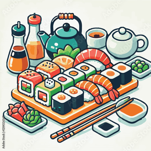 seafood, sushi, gourmet, fresh, delicious, rice, food, traditional, fish, japanese, cuisine, sashimi, maki, asian, tasty, culinary, healthy, salmon, roll, lunch, japan, seaweed, restaurant, dinner, as