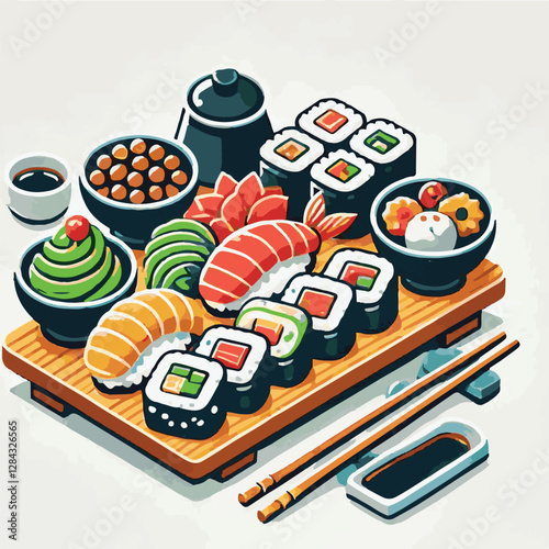 seafood, sushi, gourmet, fresh, delicious, rice, food, traditional, fish, japanese, cuisine, sashimi, maki, asian, tasty, culinary, healthy, salmon, roll, lunch, japan, seaweed, restaurant, dinner, as