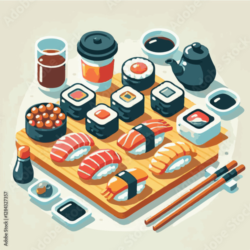 seafood, sushi, gourmet, fresh, delicious, rice, food, traditional, fish, japanese, cuisine, sashimi, maki, asian, tasty, culinary, healthy, salmon, roll, lunch, japan, seaweed, restaurant, dinner, as