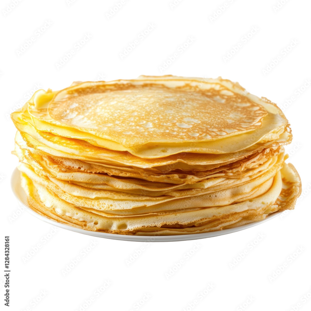 stack of pancakes isolated on white background stack of pancakes isolated on white background