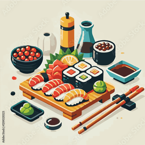 seafood, sushi, gourmet, fresh, delicious, rice, food, traditional, fish, japanese, cuisine, sashimi, maki, asian, tasty, culinary, healthy, salmon, roll, lunch, japan, seaweed, restaurant, dinner, as