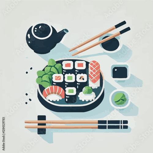 seafood, sushi, gourmet, fresh, delicious, rice, food, traditional, fish, japanese, cuisine, sashimi, maki, asian, tasty, culinary, healthy, salmon, roll, lunch, japan, seaweed, restaurant, dinner, as