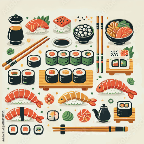 seafood, sushi, gourmet, fresh, delicious, rice, food, traditional, fish, japanese, cuisine, sashimi, maki, asian, tasty, culinary, healthy, salmon, roll, lunch, japan, seaweed, restaurant, dinner, as