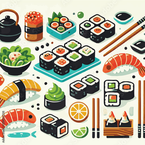 seafood, sushi, gourmet, fresh, delicious, rice, food, traditional, fish, japanese, cuisine, sashimi, maki, asian, tasty, culinary, healthy, salmon, roll, lunch, japan, seaweed, restaurant, dinner, as