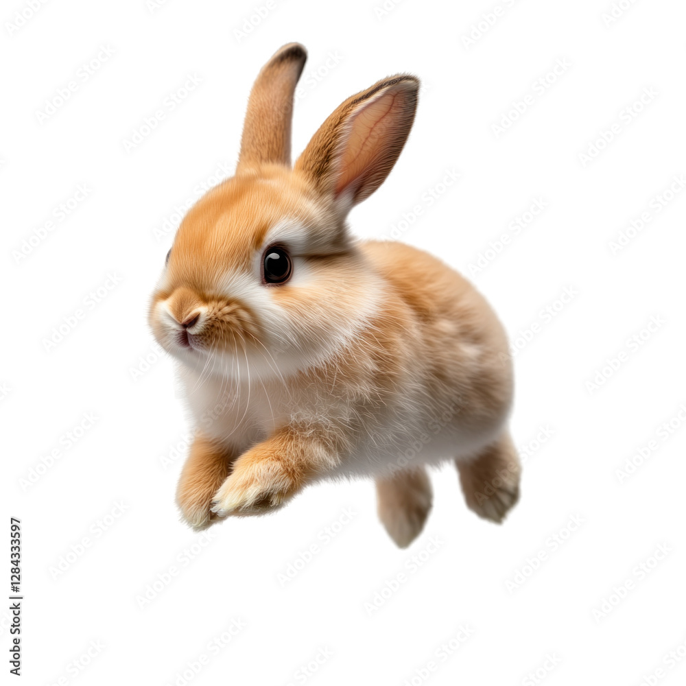 Obraz premium rabbit isolated on white background
