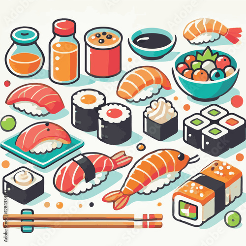 seafood, sushi, gourmet, fresh, delicious, rice, food, traditional, fish, japanese, cuisine, sashimi, maki, asian, tasty, culinary, healthy, salmon, roll, lunch, japan, seaweed, restaurant, dinner, as