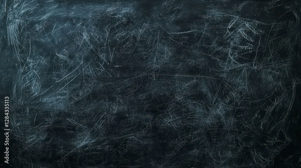 Fototapeta premium Chalkboard Texture Grungy Surface with Scratches for Background Artistic and Abstract Representation