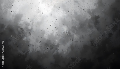 Abstract Dark Gray Grunge Background Texture with Speckles and Scratches