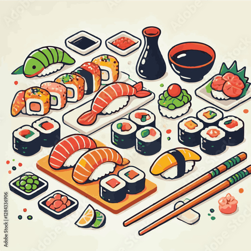 seafood, sushi, gourmet, fresh, delicious, rice, food, traditional, fish, japanese, cuisine, sashimi, maki, asian, tasty, culinary, healthy, salmon, roll, lunch, japan, seaweed, restaurant, dinner, as