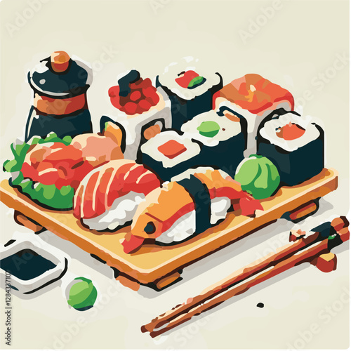 seafood, sushi, gourmet, fresh, delicious, rice, food, traditional, fish, japanese, cuisine, sashimi, maki, asian, tasty, culinary, healthy, salmon, roll, lunch, japan, seaweed, restaurant, dinner, as