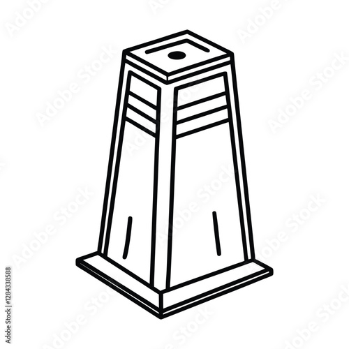 vector illustration of a modern building