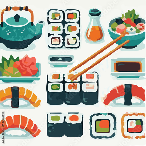 seafood, sushi, gourmet, fresh, delicious, rice, food, traditional, fish, japanese, cuisine, sashimi, maki, asian, tasty, culinary, healthy, salmon, roll, lunch, japan, seaweed, restaurant, dinner, as