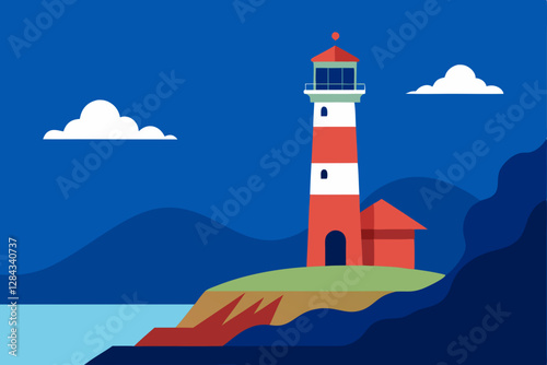 lighthouse on the island