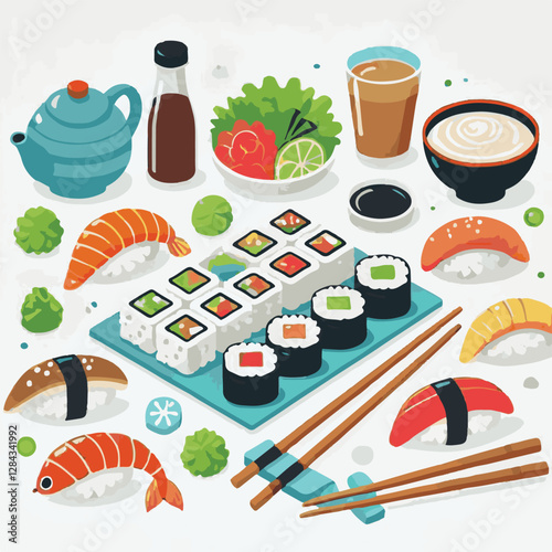 seafood, sushi, gourmet, fresh, delicious, rice, food, traditional, fish, japanese, cuisine, sashimi, maki, asian, tasty, culinary, healthy, salmon, roll, lunch, japan, seaweed, restaurant, dinner, as