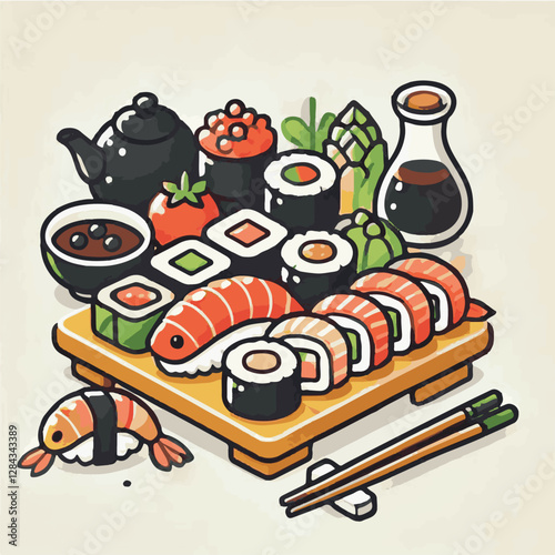 seafood, sushi, gourmet, fresh, delicious, rice, food, traditional, fish, japanese, cuisine, sashimi, maki, asian, tasty, culinary, healthy, salmon, roll, lunch, japan, seaweed, restaurant, dinner, as