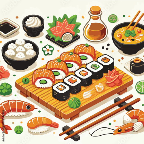 seafood, sushi, gourmet, fresh, delicious, rice, food, traditional, fish, japanese, cuisine, sashimi, maki, asian, tasty, culinary, healthy, salmon, roll, lunch, japan, seaweed, restaurant, dinner, as