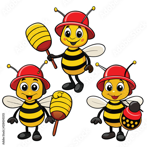 bee and honey