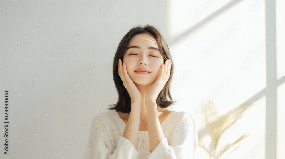 Natural Skincare Routine with a Stunning Asian Woman Natural Skincare Routine with a Stunning Asian Woman