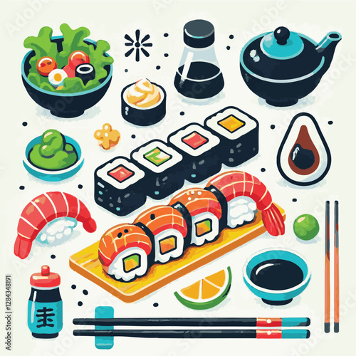 seafood, sushi, gourmet, fresh, delicious, rice, food, traditional, fish, japanese, cuisine, sashimi, maki, asian, tasty, culinary, healthy, salmon, roll, lunch, japan, seaweed, restaurant, dinner, as