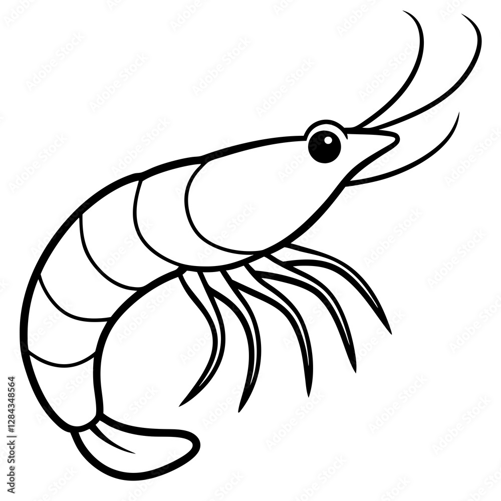Fototapeta premium vector illustration of cartoon fish