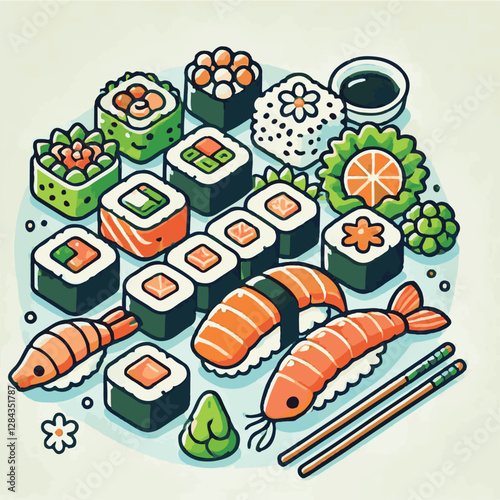 seafood, sushi, gourmet, fresh, delicious, rice, food, traditional, fish, japanese, cuisine, sashimi, maki, asian, tasty, culinary, healthy, salmon, roll, lunch, japan, seaweed, restaurant, dinner, as