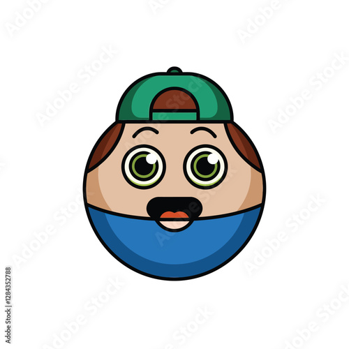 2d vector illustration for cartoon character design for kids and comic book stickers printing and cartoon movie 
