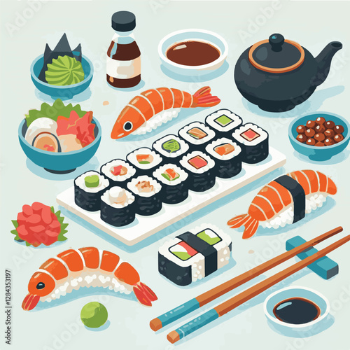 seafood, sushi, gourmet, fresh, delicious, rice, food, traditional, fish, japanese, cuisine, sashimi, maki, asian, tasty, culinary, healthy, salmon, roll, lunch, japan, seaweed, restaurant, dinner, as