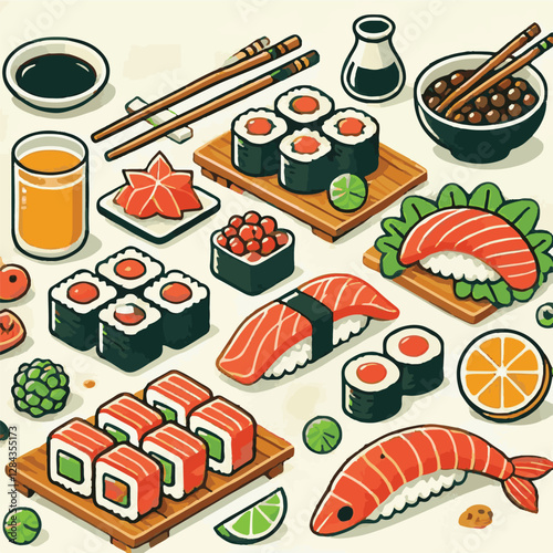 seafood, sushi, gourmet, fresh, delicious, rice, food, traditional, fish, japanese, cuisine, sashimi, maki, asian, tasty, culinary, healthy, salmon, roll, lunch, japan, seaweed, restaurant, dinner, as