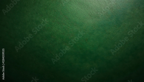Green flat grain leather texture abstract dark plain background. Green abstract background. Structure of glossy leatherette. wallpaper. backdrop