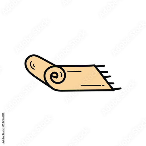 Prayer mat Vector icon