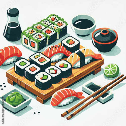 seafood, sushi, gourmet, fresh, delicious, rice, food, traditional, fish, japanese, cuisine, sashimi, maki, asian, tasty, culinary, healthy, salmon, roll, lunch, japan, seaweed, restaurant, dinner, as