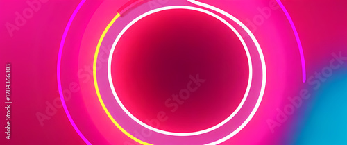 illustrazione sfondo con elementi astratti e motivi geometrici a tema surreale photo