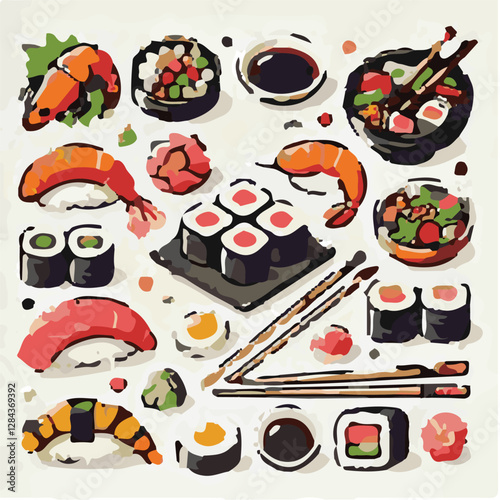 seafood, sushi, gourmet, fresh, delicious, rice, food, traditional, fish, japanese, cuisine, sashimi, maki, asian, tasty, culinary, healthy, salmon, roll, lunch, japan, seaweed, restaurant, dinner, as