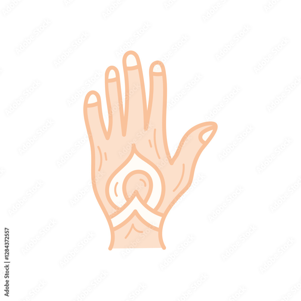 Obraz premium Henna Vector icon