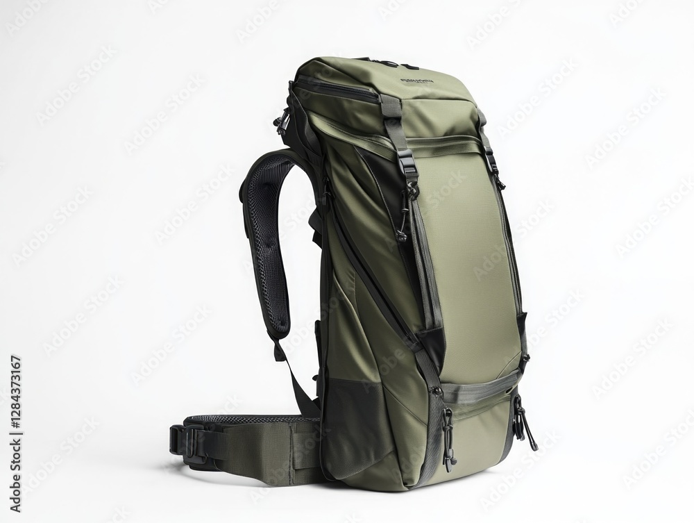 Eco-friendly backpack for hiking and outdoor adventures. Waterproof, lightweight and designed for durability. Eco-friendly backpack for hiking and outdoor adventures. Waterproof, lightweight and designed for durability.