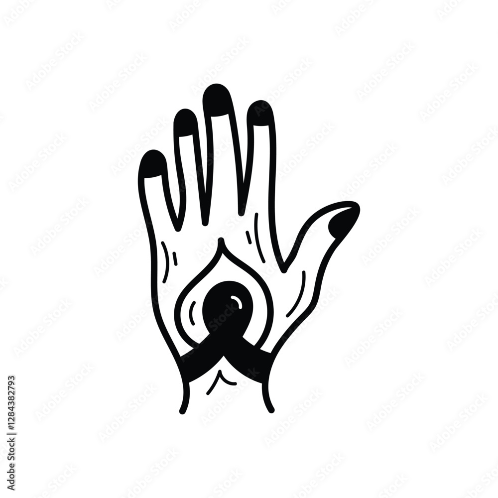 Obraz premium Henna Vector icon