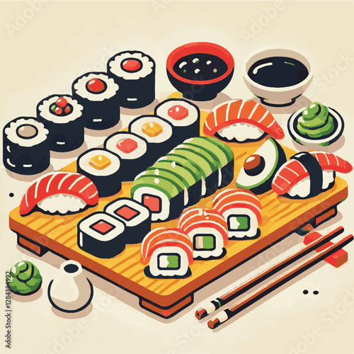 seafood, sushi, gourmet, fresh, delicious, rice, food, traditional, fish, japanese, cuisine, sashimi, maki, asian, tasty, culinary, healthy, salmon, roll, lunch, japan, seaweed, restaurant, dinner, as